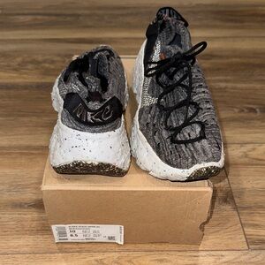 Nike Grey and Black Knit Space Hippie Sneakers